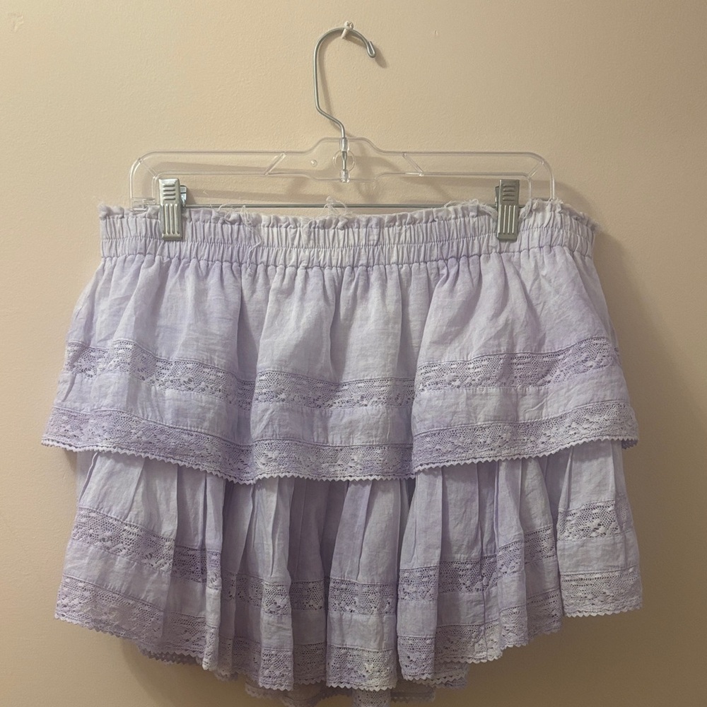 Light purple love shack fancy mini skirt